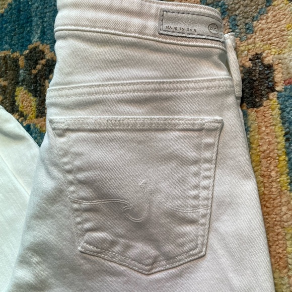 AG Jeans - white - The Stevie Ankle -  slim straight ankle jean. - Picture 2 of 4
